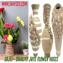 JUTE FLOWER VASES